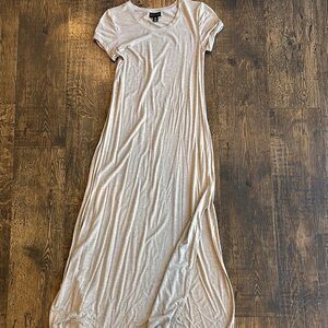 Adrienne Vittadini Beige Maxi Dress